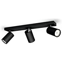 Philips Lighting myLiving Foco eniluminación interior GU10- negro- sin bombilla